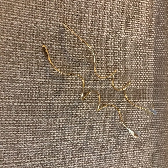 Fair Trade Brass Earrings - Picture 2 of 4